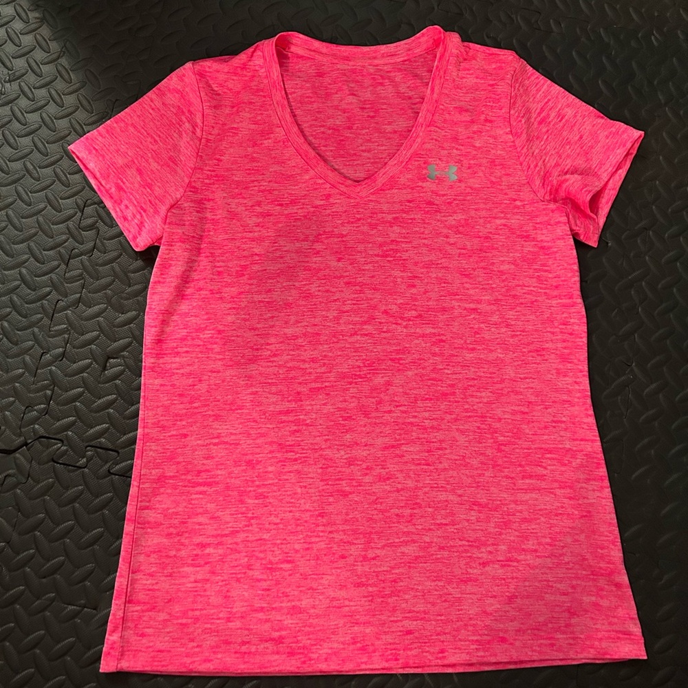 Women's Pink V-Neck T-Shirt